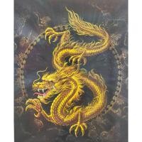 ราคา รูปภาพมงคล มังกรทอง ขนาดภาพ 16x20นิ้ว เหมาะสำหรับนำไปใส่กรอบใช้ประดับภายในบ้านเพื่อเสริมความเป็นสิริมงคล เสริมโชคลาภ (9525960583)