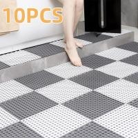 ราคา 10PCS แผ่นกันลื่น แผ่นกันลื่นในห้องนํ้า ขนาด 30*30ซม PVCแผ่นพลาสติกกันลื่น สามารถใช้ในห้องครัว ห้องน้ำ (43961002280)