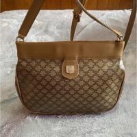 ราคา Celine vintage crossbody bag เซลีน ซีลีน กระเป๋าแบรนด์เนม มือสอง ของแท้ (9563178521)