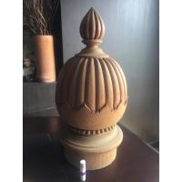 ราคา ชิ้นงานไม้สักแกะสลัก ทรงดอกบัวขนาดใหญ่ ไม้ชิ้นเดียวไม่ต่อ (40214485072)