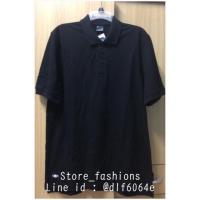 ราคา เสื้อคอปกสีดำ ยี่ห้อOASIS มือ1 (85170544)