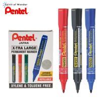 ราคา Pentel ปากกาเคมี ปากกา Permanent เพนเทล N450 (กล่องละ 12 ด้าม) (6638423777)