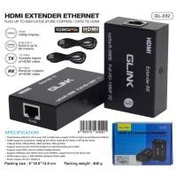 ราคา GLINK GL-032 HDMI EXTENDER EXTHERNET RJ45 60M Cat5e/Cat6e อุปกรณ์เพิ่มความยาวสาย HDMI ส่งรับ ขยาย สัญญาณ (20286341063)