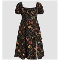 ราคา เดรสยาวสาวอวบ ผ่าข้าง (26769147255)