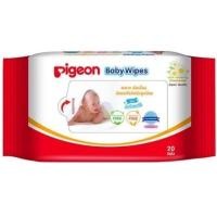 ราคา Pigeon พีเจ้น เบบี้ไวพส์ สูตรคาโมมายล์ ผ้าหนานุ่ม 20 ชิ้น (5328963082)