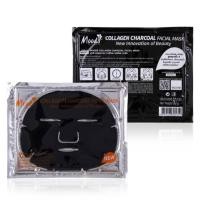 ราคา แผ่นคลอลาเจนมาร์คสูตรชาร์โคล ยี่ห้อมูดส์ สีดำ 60 กรัม ( Moods Collagen Charcoal facial mask) (3445714074)