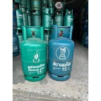 ราคา ถังแก๊ส ขนาด15กิโลกรัม (ถังหมุนเวียน มือ2) สภาพ80-90% ถังเปล่า ยี่ห้อสยามแก๊ส-ยูนิคแก๊ส (6541607837)