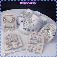 ราคา WISHAWEO คลิปตกแต่งรองเท้า แบบโซ่อัญมณีแสงระยิบระยับ สำหรับแต่งแตะเองแบบ DIY (43864344208)