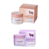 ราคา [สีม่วง/ส้ม] Careline ครีมรกแกะ สีม่วง สีส้ม lanolin cream With Collagen & Vitamin E ขนาด 100 ml (664489157)