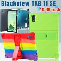 ราคา สําหรับ Blackview Tab 11 SE กรณี 10.36 Blackview Tab 11 แท็บเล็ต Super กันกระแทกซิลิโคนอ่อนนุ่มป้องกันกรณี Stand Cover (26568965140)