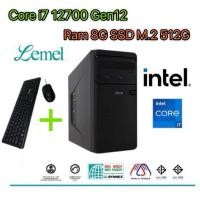 ราคา [ใช้โค้ดลด20%] PC Lemel Core i7 12700 แท้‼️เครื่องมือ1 ประกันศูนย์SYNNEX‼️คอมทำงาน (25339151682)