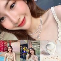 ราคา สร้อยคอไข่มุกแท้/สร้อยคอลูกปัดไข่มุก+ตัวอักษรภาษาอังกฤษ (23735636011)