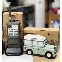 ราคา ราคาต่อชิ้น กระปุกออมสินทรงงาน รุ่นแรก ออมเพื่อให้ตามรอยพ่อ ในหลวงรัชกาลที่ ๙ วิทยุสื่อสาร และรถจิ๊ปพระที่นั่ง (12513124796)
