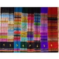 ราคา ผ้าซิ่นผ้าฝ้ายทอลายม่านสายรุ้ง สอดดิ้นเงินทอเต็มผืน (1843738366)