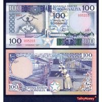 ราคา ธนบัตร โซมาเลีย SOMALIA ราคา 100 ชิลลิ่ง รุ่นปี 1987 P-35B สภาพใหม่เอี่ยม 100%UNC ไม่ผ่านการใช้ สำหรับสะสม (23719262103)