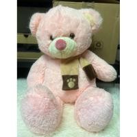 ราคา ตุ๊กตาหมีตัวใหญ่ Anee park สีโอรส ขนนุ่มมือ สภาพใหม่มากเก็บอย่างเดียว bear doll (43652186067)