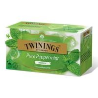 ราคา Twinings Pure Peppermint Tea ทไวนิงส์ เพียวเปบเปอร์มินท์ 2กรัม x 25ซอง (4406460023)