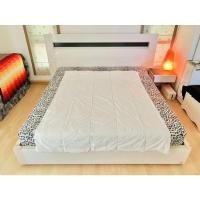 ราคา ผ้านวม (แบบบาง) ขนาด 4.5-5ฟุต สีขาว ยี่ห้อ IKEA (MYSA STRA) มือสองสภาพดี สินค้าญี่ปุ่น-เกาหลีแท้ (14786212643)