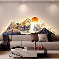 ราคา ภาพติดผนังทิวทัศน์ธรรมชาติ ภูเขาหิมะพร้อมน้ำตก HDพิมพ์ ขนาดใหญ่ ตกแต่งห้องนั่งเล่น ใหม่ล่าสุด (43706241514)