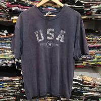 ราคา เสื้อยืดมือสอง Vintage Usa ของแทร่ USA แท้ๆเลย ป้ายเก่า Size XL.อก24/ยาว28.5 (27302166853)