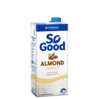 ราคา So Good นมอัลมอนด์ รสวานิลลา Almond Milk Vanilla 1 ลิตร (1 กล่องใหญ่) (23001504760)