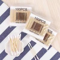 ราคา 100/PCS สำลีก้าน คอตตอนบัด (1ห่อ100ก้าน) สำลีไม้ ปั่นหู Cotton buds เช็ดแผล (29956094189)