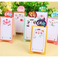 ราคา โพสอิทตั้งได้ โน้ตตั้งโต๊ะ Post-it กระดาษโน้ตมีกาว ลายการ์ตูน (8613731342)