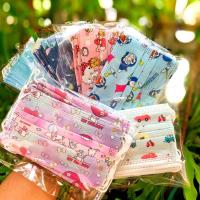 ราคา แบ่งขาย✅ผ้าปิดปากปิดจมูกสำหรับเด็ก แพคละ 10 ชิ้น แมสกระดาษ แมสเด็ก น่ารัก ลายการ์ตูน คิตตี้ มายเมโลดี้ โดเรม่อน (7855793139)
