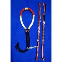 ราคา มงคลมวยไทยพร้อมประเจียดแบบถักด้วยเชือก (สีแดง ขาว ดำ) ตกแต่งด้วยริบบิ้นรวงข้าวสีขาว Sport กีฬา (27874715841)