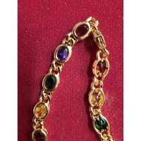 ราคา สร้อยข้อมือนพเก้าเนื้อทอง 18k ไม่ลอกไม่ดำ (41560530913)