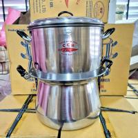 ราคา CCH.หม้อนึ่งข้าวเหนียว นึ่งไก่ นึ่งอาหารได้หลากหลาย หม้อนึ่ง หม้อหวดไทยตราจระเข้ (40758536884)