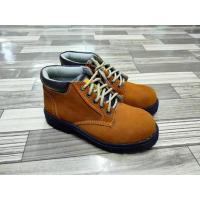 ราคา รองเท้าเซฟตี้ หุ้มข้อ หนังแท้ พร้อมส่ง สีน้ำตาล (7461281998)