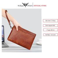 ราคา Williampolo กระเป๋าสตางค์ผู้ชายหนังวัวแท้ -POLO222172 (25029600082)