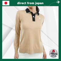 ราคา Le Coq Sportif Women’s Knit Long Sleeve Polo Shirt – Back Embroidery, Hand Washable, 2024 (25996471901)