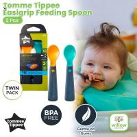 ราคา ช้อนป้อนอาหารเด็ก - ช้อนป้อนอาหาร Tommee Tippee Easigrip 2Pk (43205713749)