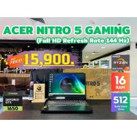 ราคา ACER NITRO 5 GAMING Ryzen 7 5800H Ram 16 GB SSD 512 GB GTX1650 4GB สภาพดี ครบกล่อง (29577422061)