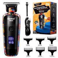 ราคา Kemei KM-MAX5090 ปัตตาเลี่ยนผมไฟฟ้ามัลติฟังก์ชั่น Home Hair Trimmer การพิมพ์ Graffiti มีดโกน USB (42364887934)