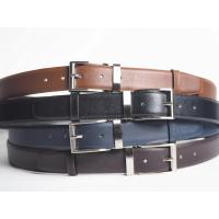 ราคา ♞,♘เข็มขัดหนังซาฟเฟียโน 1.3" หัวหนีบ Saffiano leathet belt 1.3" KLD (25095206810)