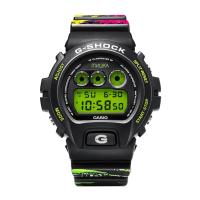ราคา Casio G-shock นาฬิกาข้อมือผู้ชาย สายเรซิ่น รุ่น DW-6900MISH19,DW-6900MISH19-1 x MISHKA - สีดำ (7110551977)