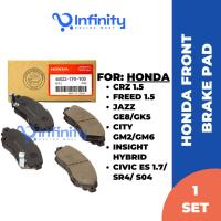 ราคา Honda ผ้าดิสเบรคหน้า & หลัง สําหรับ Honda City/ Jazz/ Crz/ Freed/ Civic/ Insight Hybrid (29070663207)