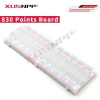 ราคา Breadboard 830 Point Solderless PCB Bread Board MB-102 MB102 พัฒนาการทดสอบ DIY ส่วนประกอบอิเล็กทรอนิกส์ (41363073436)