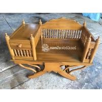 ราคา ✨ราคาถูก✨Dokbuashop45 - โซฟาแหย่ง 60x100x80 ซม แหย่งไม้ โซฟาไม้สัก ไม้สักแท้ (19248386768)