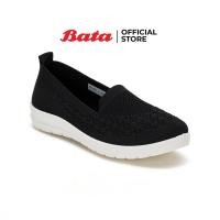 ราคา BATA บาจา รองเท้าผ้าใบ(สนีคเคอร์) รองเท้าออกกำลังกาย ผ้าถัก knit ระบายอากาศ สำหรับผู้หญิง รุ่น LAUREN สีดำ 5516621 (20961468549)