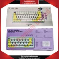 ราคา คีย์บอร์ด KEYBOARD Logitech POP Keys Blast Wireless Bluetooth (Eng-TH) กล่องมีรอย สามารถออกใบกำกับภาษีได้ (27037545139)