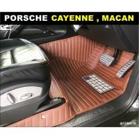 ราคา พรมปูพื้นรถยนต์ 5D PORSCHE CAYENNE , PORSCHE MACAN พรมหนัง5D ลายตรง หนาพิเศษ สีน้ำตาล เข้ารูป เต็มคัน (8277001107)