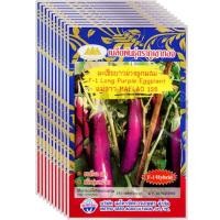ราคา เมล็ดพันธุ์ มะเขือม่วง แม่ลาว ภูเขาทอง ขายส่ง ยกห่อ (1 ห่อ บรรจุ 10 ซอง) (41508817751)