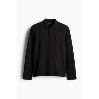 ราคา H&M(เอชแอนด์เอ็ม) เสื้อโปโลทรง Regular Fit แบบมีดีไซน์ริบด์ ผู้ชาย 1254029_1 (27569070853)