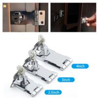 ราคา การจัดส่งท้องถิ่น Keyed Flip Off กระเป๋าสะพาย Twist Padlock Knob Hasp Lock, Hasp Lock Copper Core Self Locking Security Staple สําหรับตู้/ลิ้นชัก/ประตู/Van Locker (29538528569)
