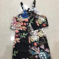 ราคา เดรสสั้นงานซิปผ้าโฟมน่ารักมาก ลายดอกผู้ดีสุดๆ (2303362586)