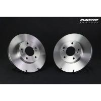 ราคา RUNSTOP รันสตอป brake disc จานเบรคหน้า เบรก แบบเรียบ ขนาดเดิม280 NISSAN รุ่น CEFIRO 3.0 24V A32 ราคาต่อคู่ (24182183260)
